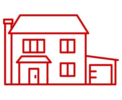 Exterior Design icon red